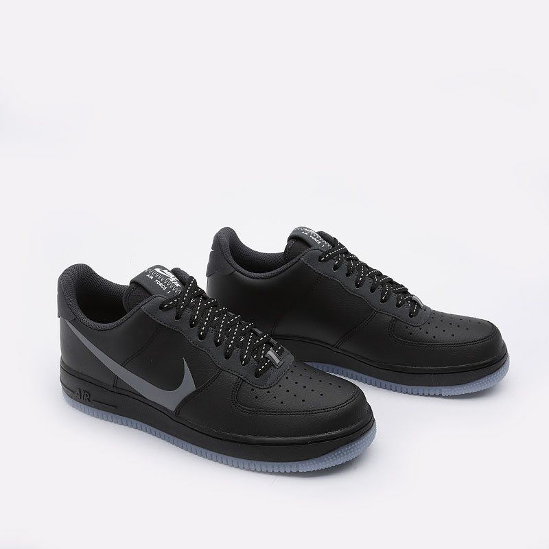 мужские черные кроссовки Nike Air Force 1 `07 LV8 3 CD0888-001 - цена, описание, фото 2